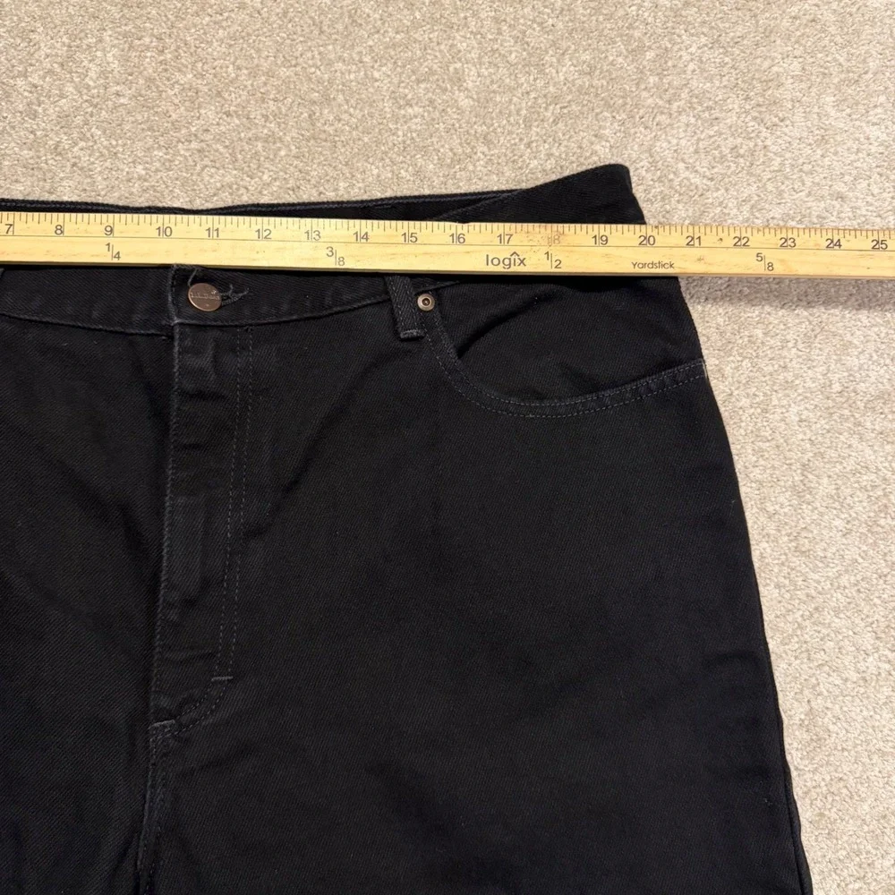 LL Bean Jeans Mens 40x34 Black Classic Fit Straight Leg Cotton Denim 220626